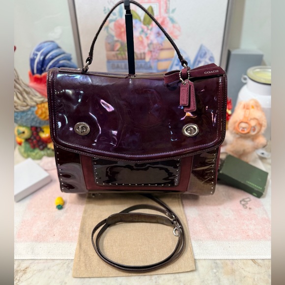 Coach Handbags - Coach Limited Edition Poppy Editorial Victoria Satchel